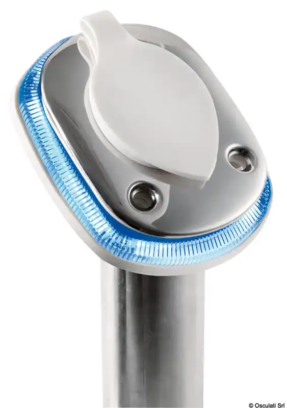 Sockel mit LED f. Angelrutenhalter Zertifiziert