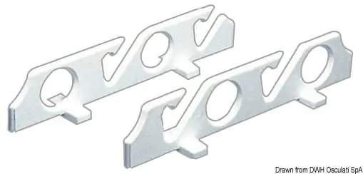 Bestseller Angelrutenhalter aus Polyethylen 4 Ruten