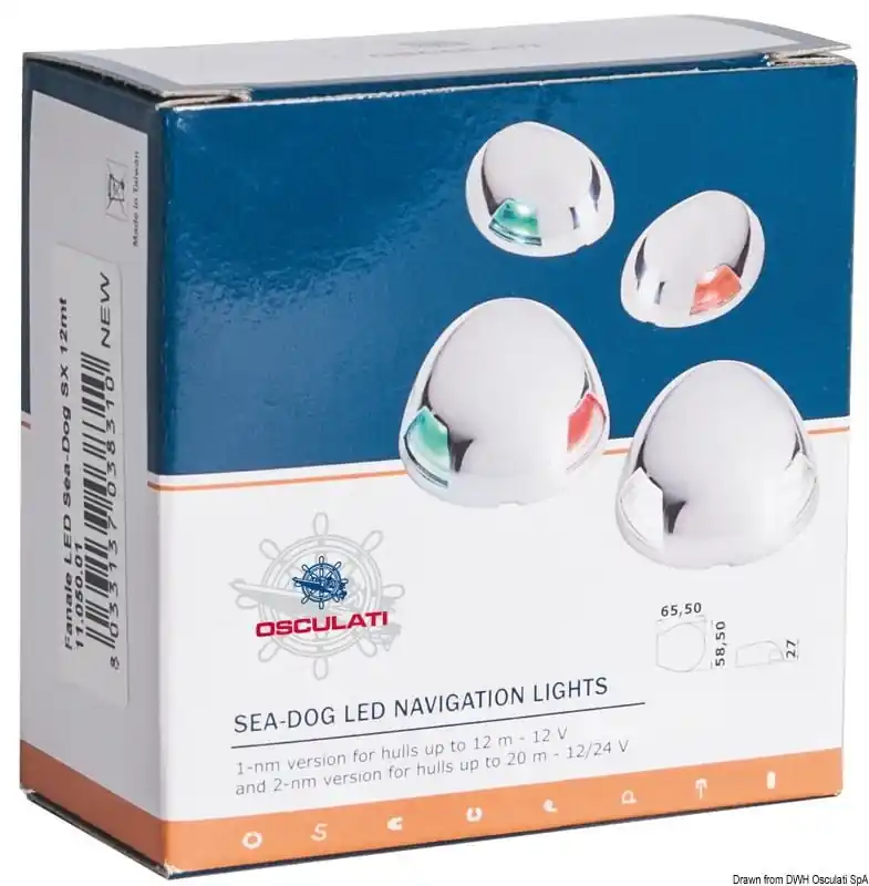 Sea-Dog Led-Navigationslicht 225° weiß 12 m Geprüft