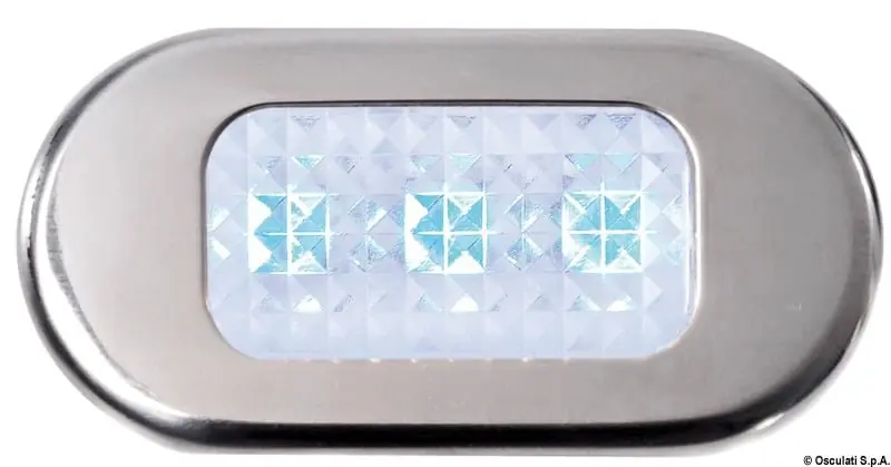 Jetzt Zugreifen Orientierungslicht Polycarbonat m. 3 blauen LEDs
