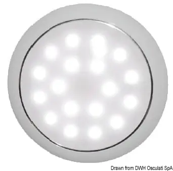 Abverkauf Day/Night LED-Deckenleuchte ohne Einbau verchromt
