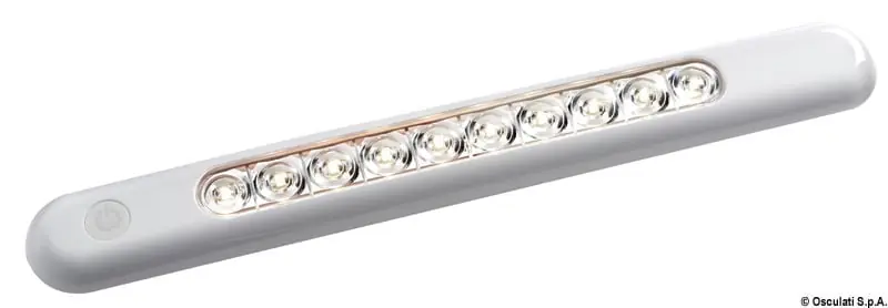 Beliebt LED Aufbau-Deckenleuchte weiß 310x40x11,5 mm
