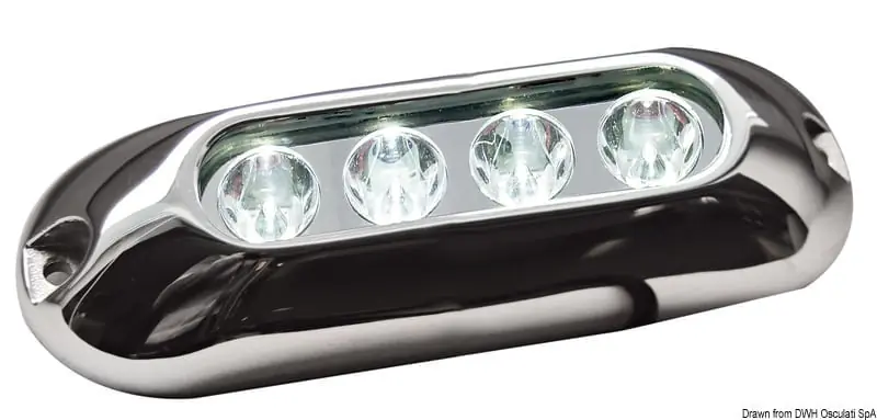 Faro subacqueo 6 LED bianchi Highlight