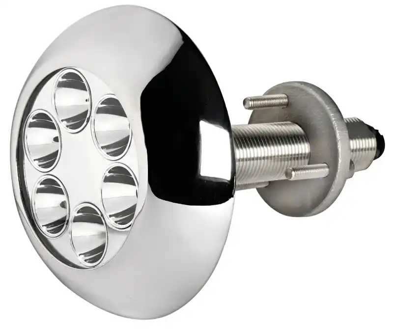Versand Am Gleichen Tag Unterwasserscheinwerfer 6x3W LEDs weiß m.Stiften