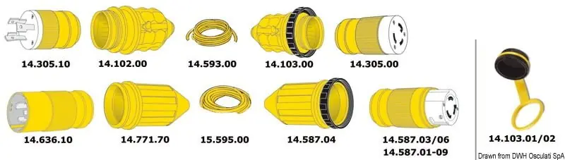 Heißes Angebot Steckdose Marinco 30 A