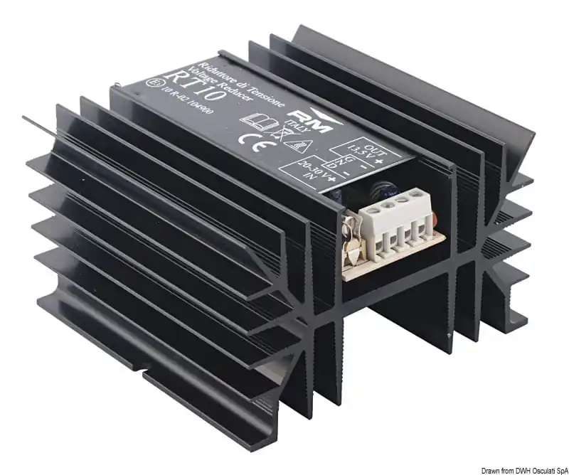 Elektronischer Spannungswandler 24V/12V 7A Markenprodukt