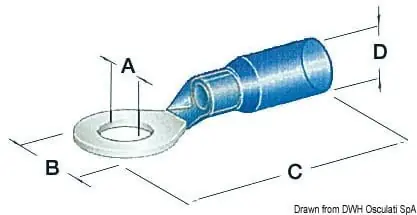 Sofort Bestellen Gabelhülse vorisoliert 5,3 mm blau