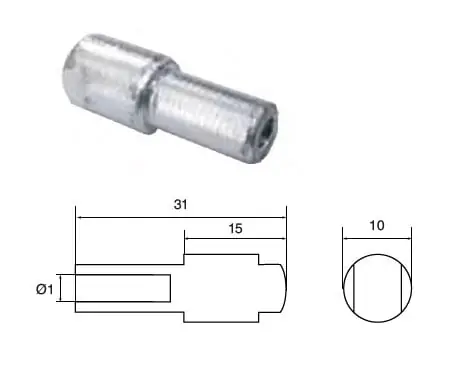Anode aus Zink für Parsun (PR005) Direktkauf