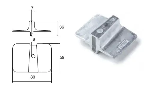 Anode aus Aluminium für Yamaha Mariner Saisonangebot