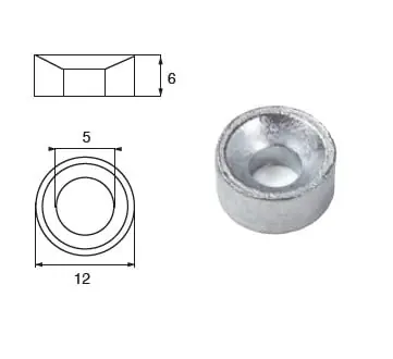 Neue Kollektion Anode aus Zink für Yamaha Mariner
