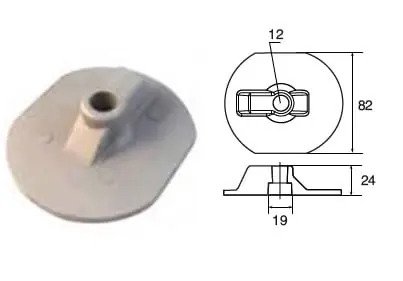 Wochenendangebot Anode aus Zink für Yanmar SD20