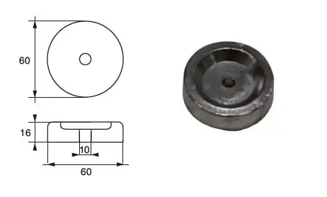Top-Seller Anode aus Zink für Almarin