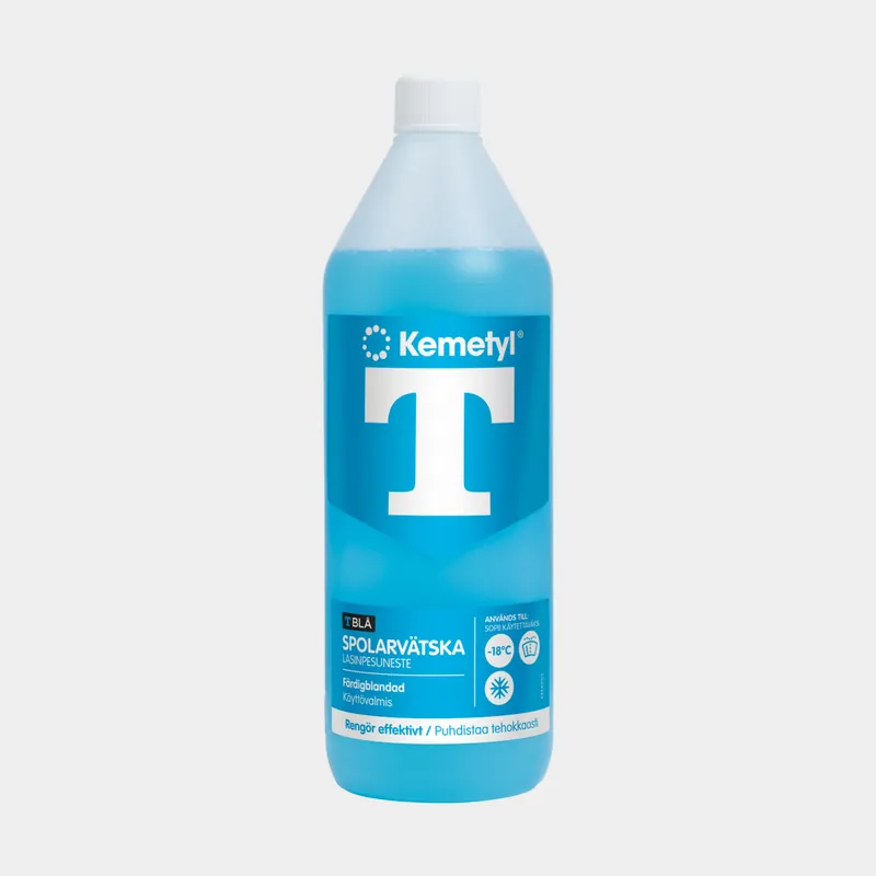 Scheibenwaschflüssigkeit Kemetyl T-Blå -18°C, gebrauchsfertig, 1 Liter Schneller Versand