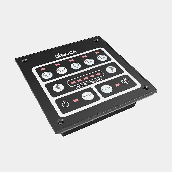 Bestpreis Kontrollpanel für Scheibenwischermotor Roca Wiper Control System, für 5 Scheibenwischermotoren (W10 / W12 / W25 / W38 / W38L / W50)