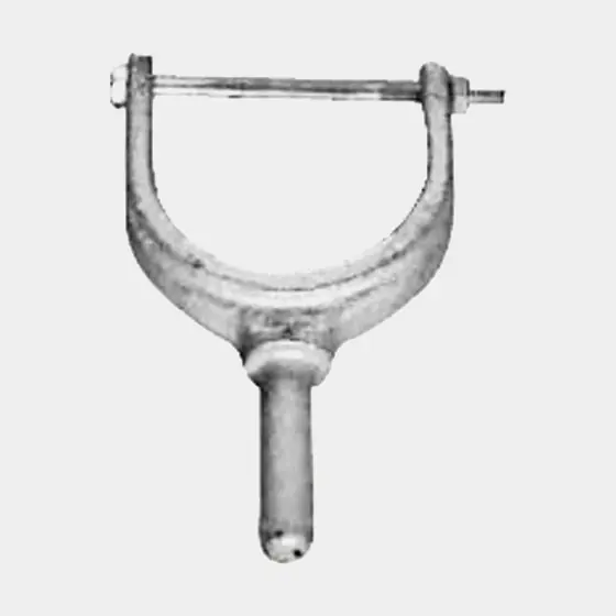 Echt Dolle / Ruder-Manschette, galvanisierter Stahl, 70 mm (2 3/4″), mit Bolzen, 1 Stück