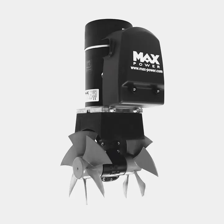 Bugstrahlruder Max Power CT 80, 12 V, 69 KgF, Tunnelmontage, 2 Propeller, geeignet für Boote zwischen 28 – 46 Fuß (8,5 – 14 Meter) Meistverkauft