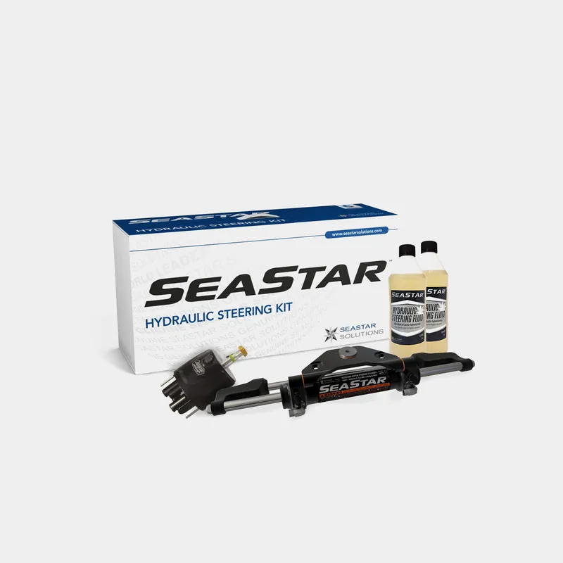 Hydrauliksteuerungspaket SeaStar, für Außenborder bis 350 PS + Steuerradpumpe + Öl + Zylinder HC5345-3 Must-Have
