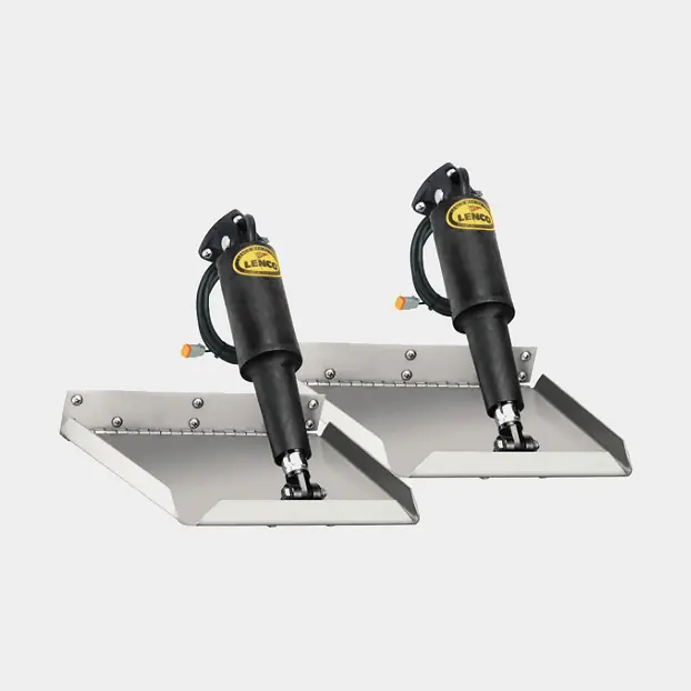 Elektrisches Trimmklappen-Kit für Außenborder & Innenborder Lenco, 12 x 12″ (30 x 30 cm), für Boote 18 – 32 Fuß (5.5 – 9.5 m), 12 V, Edelstahl, mit Trimmklappen + Zylindern Jetzt Bestellen