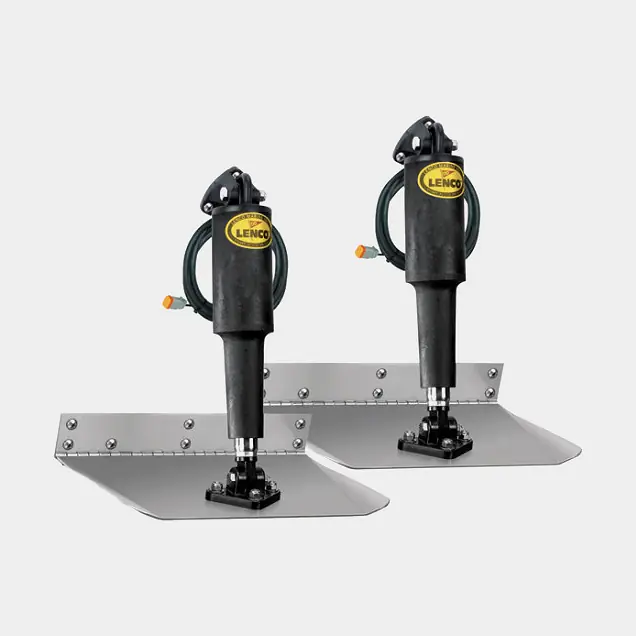 Wochenendangebot Elektrisches Trimmklappen-Kit für Außenborder & Innenborder Lenco, 12 x 30″ (30 x 76 cm), für Boote 34 – 54 Fuß (10.36 – 16.46 Meter), 12 V, Aluminium, mit Trimmklappen + Zylindern