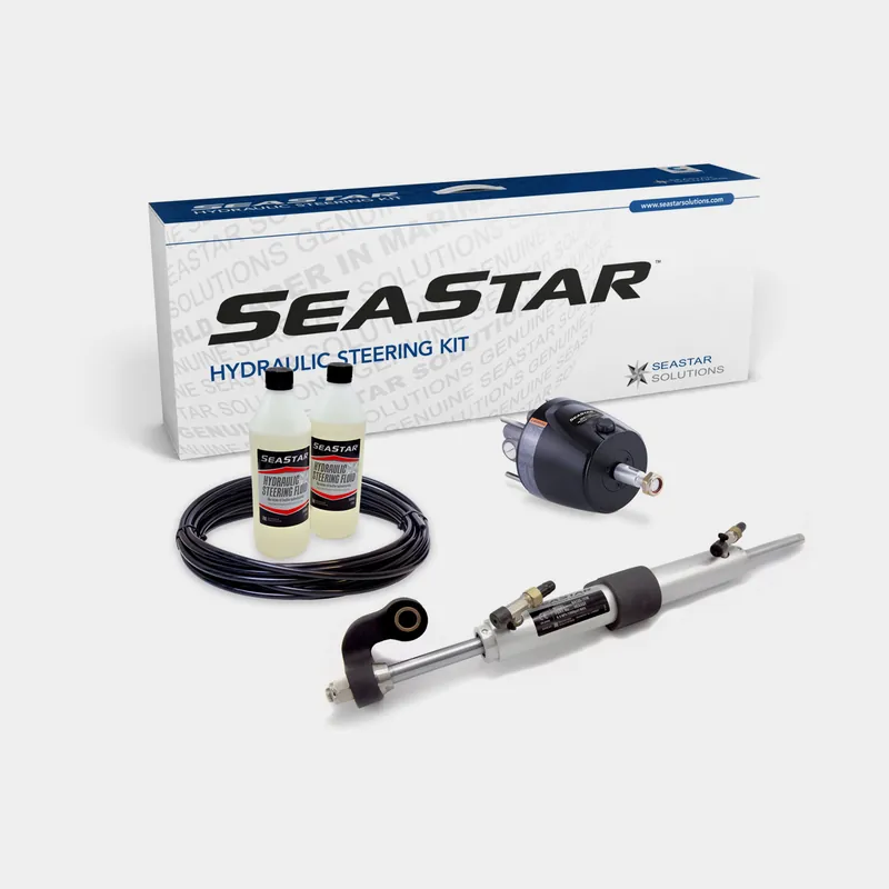 Hydrauliksteuerungspaket SeaStar, für Antrieb für Innenborder bis zu 300 PS + Steuerradpumpe + Öl + Zylinder HC5332-3 Jetzt Bestellen