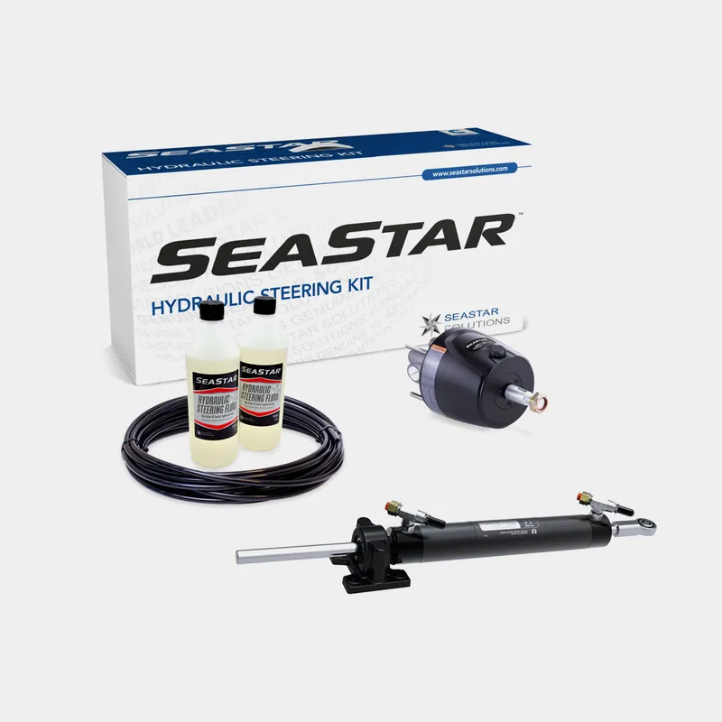 Hydrauliksteuerungspaket SeaStar, für Innenborder bis 200 PS + Steuerradpumpe + Hydraulikschlauch + Öl + Zylinder HC5312-3 Mengenrabatt