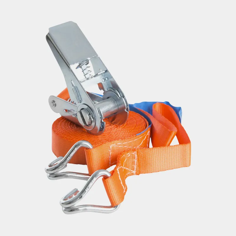 Günstig Spanngurt mit Haken BEMA ZG 10, 2-teilig, 25 mm x 5 Meter (4.5 + 0.5 Meter), 400 daN / 405 kg (LC), orange