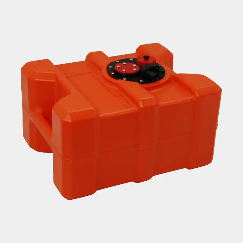 Preisknaller Fester Kraftstofftank CAN-SB, 40 Liter, 500 x 400 x 280 mm, hochdichtes Polyethylen (HDPE), rot