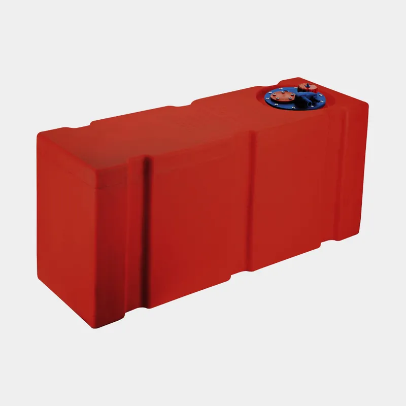 Finale Aktion Feste Kraftstofftank CAN-SB, 90 Liter, 910 x 300 x 410 mm, Hochdichtepolyethylen (HDPE), rot