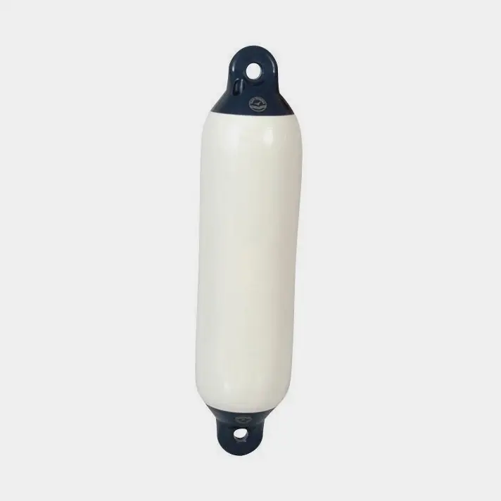 Direktkauf Fender Dan-Fender Heavy Duty 520, 54 cm, Ø12.5 cm, weiß mit marineblauer Spitze