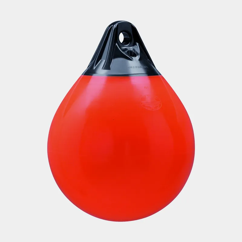 Kugel-Fender Polyform A5, Ø71 cm, rot mit blauem Kopf Garantierte Lieferung