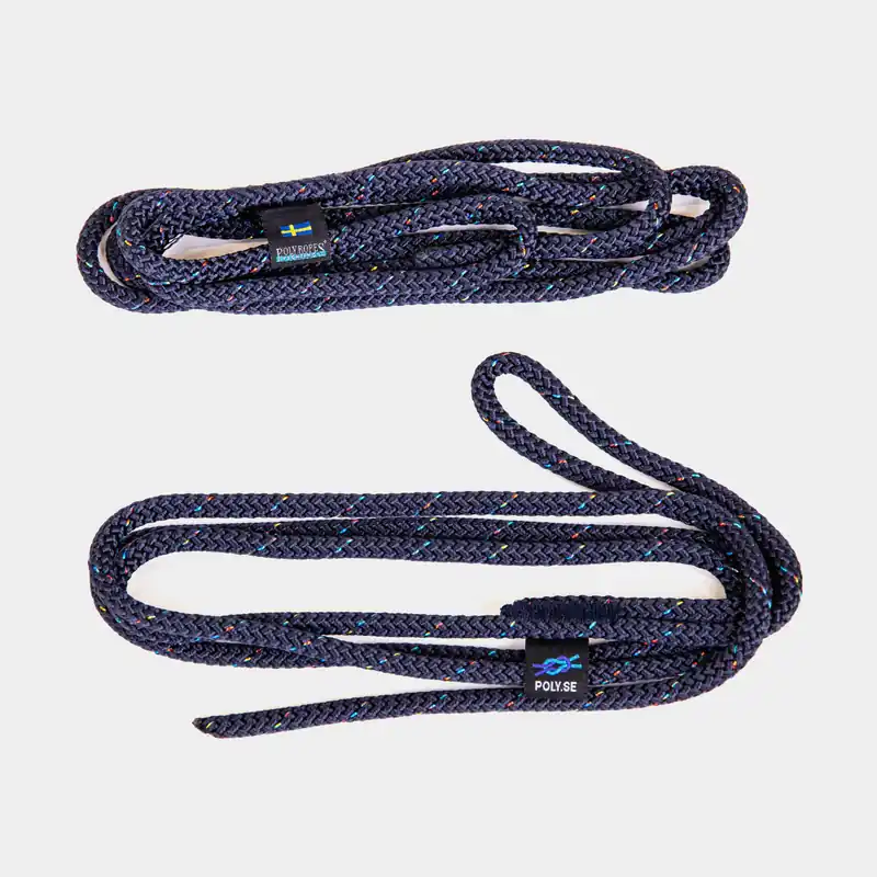 Neue Ware Fenderleine mit gespleißter Schlaufe PolyRopes FX, 1.7 Meter x Ø7 mm, rund, marineblau, 2er-Pack