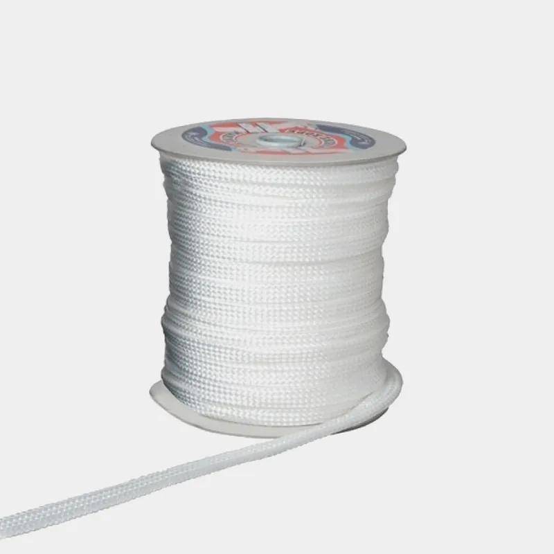 Fenderleine 50 Meter x Ø14 mm, flach, weiß Direkt Vom Hersteller
