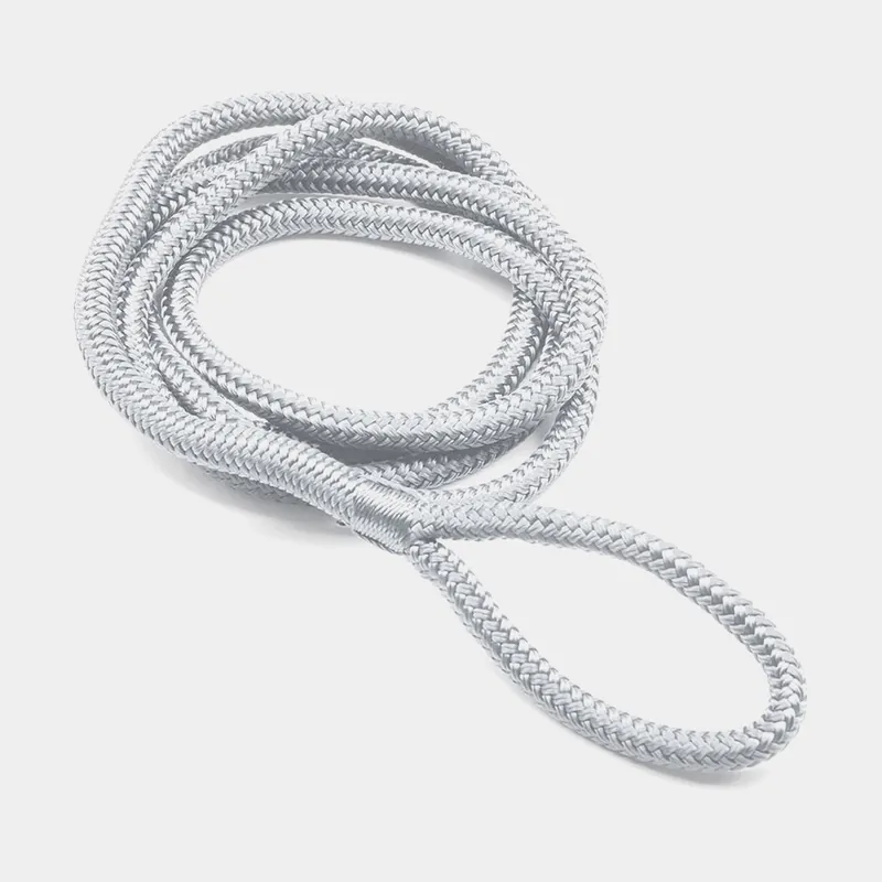 Ausverkauf Fenderleine mit gespleißter Schlaufe Castro, 1.5 Meter x Ø8 mm, rund, weiß