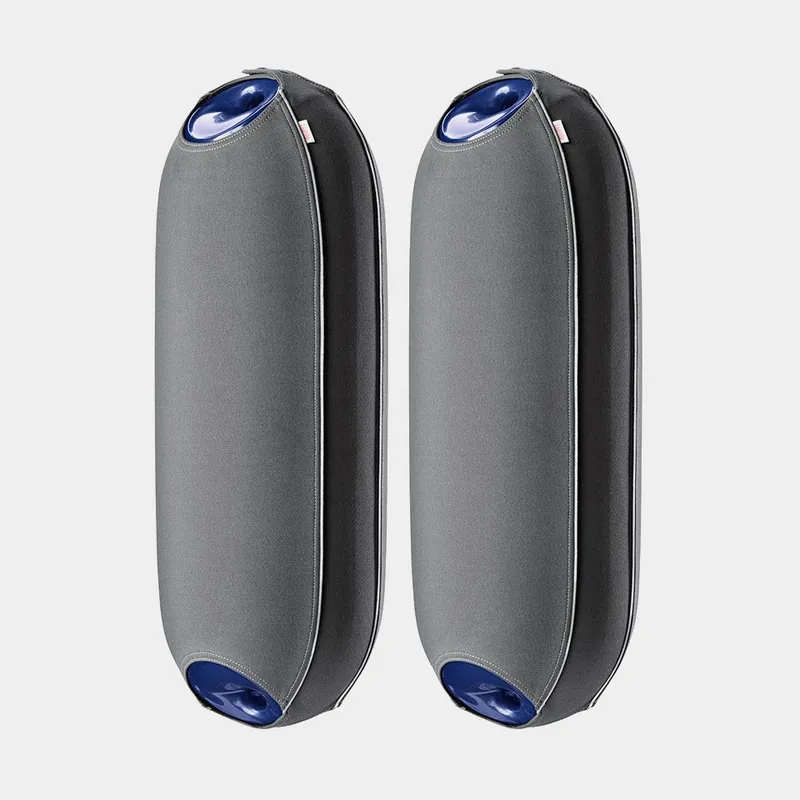 Im Trend Fenderschutz für Lang-Fender Castro, 51 cm x Ø18 cm (Castro NFD-1), grau, 2er-Pack
