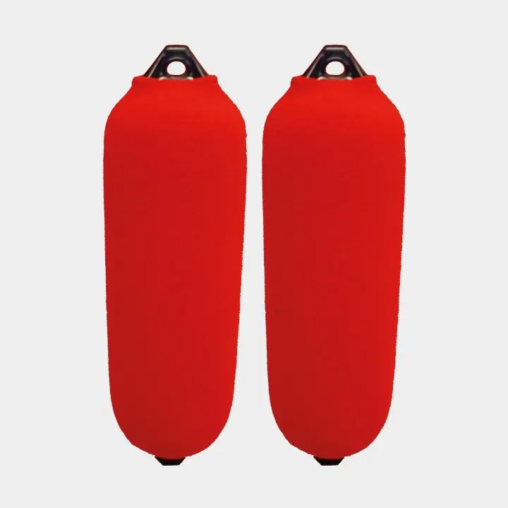 Fenderschutz für Lang-Fender Fendequip, 45 x Ø12 cm (Majoni Star 1), rot, 2er-Pack Kostenloser Rückversand