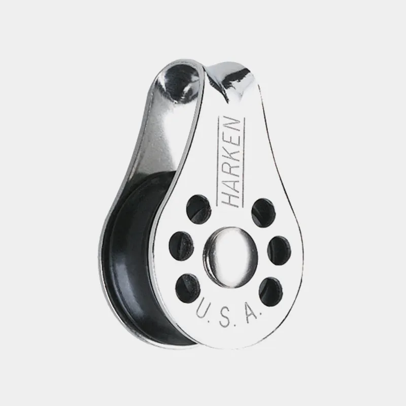 Original Einfachblock Harken Micro 22 mm, fest, gleitgelagert, passt für Leinen Ø2 – 6 mm