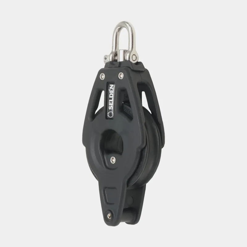 Schnäppchen Einfachblock mit Schackel Seldén BBB 60 Heavy Duty, fest/drehbar, kugelgelagert, mit Hundsfott, geeignet für Leinen Ø6 – 10 mm