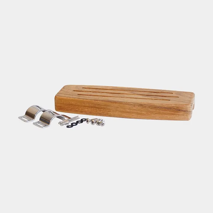 Ab Werk Trittstufe für Badeleitern Roca, Teak, 200 mm, 7 cm, passend für Rohre Ø25 mm