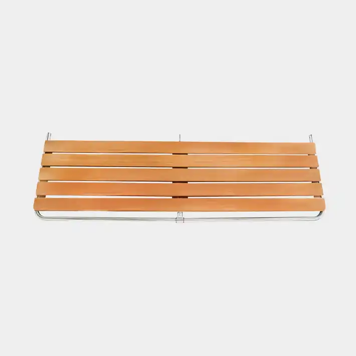 Badebrücke / Badeplattform Boot 1852-Marine, Teak & säurebeständiger Edelstahl, 170 x 55 cm Nur Für Kurze Zeit