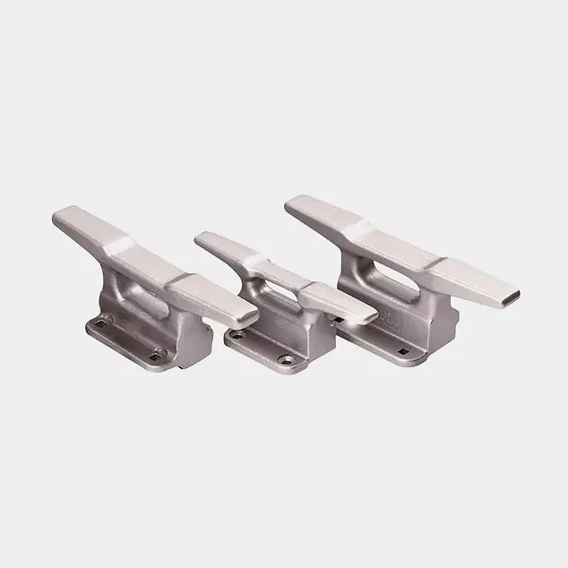 Klampen und Pollern für Boote, für Relingsleiste Nordic, Aluminium, 245 mm, (C/C) 75 mm Expressversand