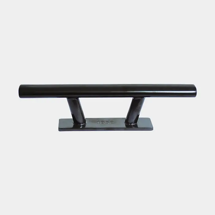 Ab Werk Klampen und Pollern für Boote 1852-Marine, Edelstahl, 290 mm (C/C) 100 mm, schwarz