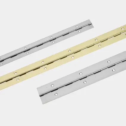 Klavierband Roca, 1000 x 40 mm, mit umgekehrter Öffnung, poliertes Messing Neuheit
