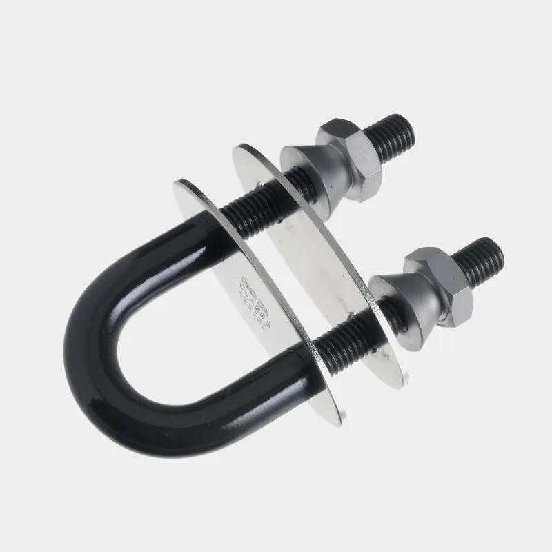 Bügelschraube / Stävögla mit Abdeckplatte, Klasse 3, Roca Bow Eye Brake Off Nuts, rostfreier Stahl AISI 630, M12 x 70 mm, 124 mm Billig