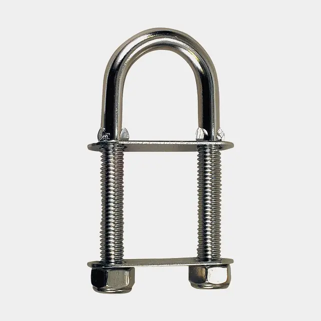 Bügelschraube mit Abdeckplatte Roca Bow Eye Standard, elektropolierter Edelstahl AISI 304, u-förmig, M8 x 36 mm, 70 mm Sofort Bestellen