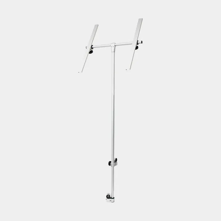 Verstellbare Halterung für Solarmodul, 600 mm, mit NOA-Halterungen + Stange (1800 mm) Echt