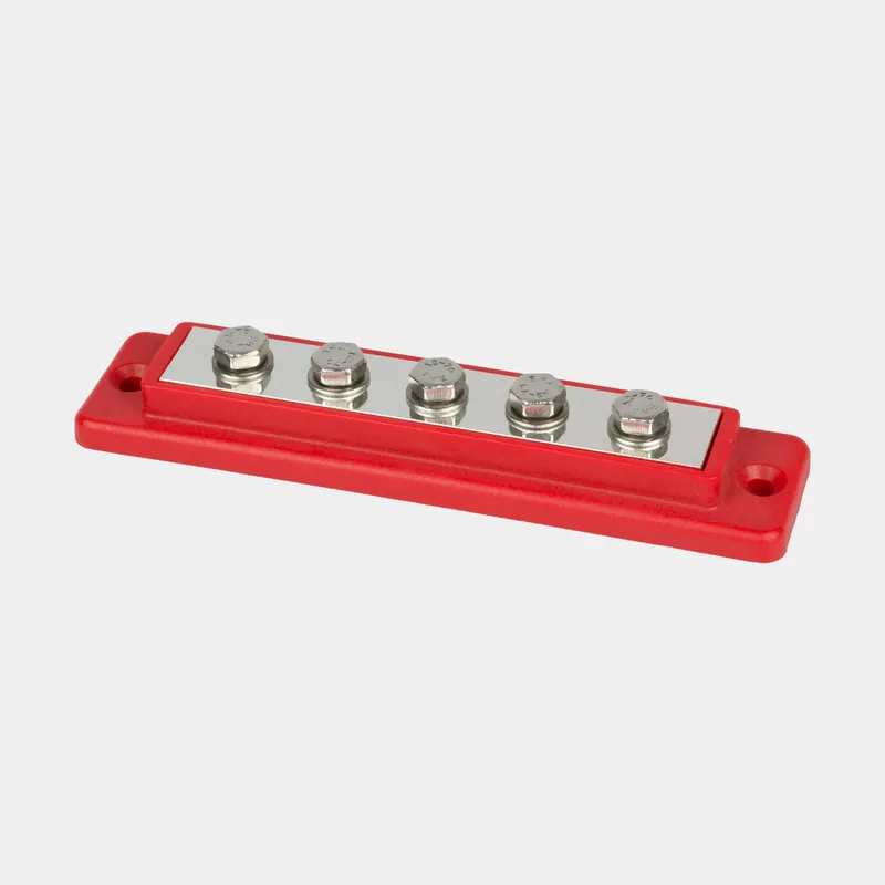 Sale Anschlussklemme Skyllermarks, 5 x M5, max 10 mm², rot (plus)