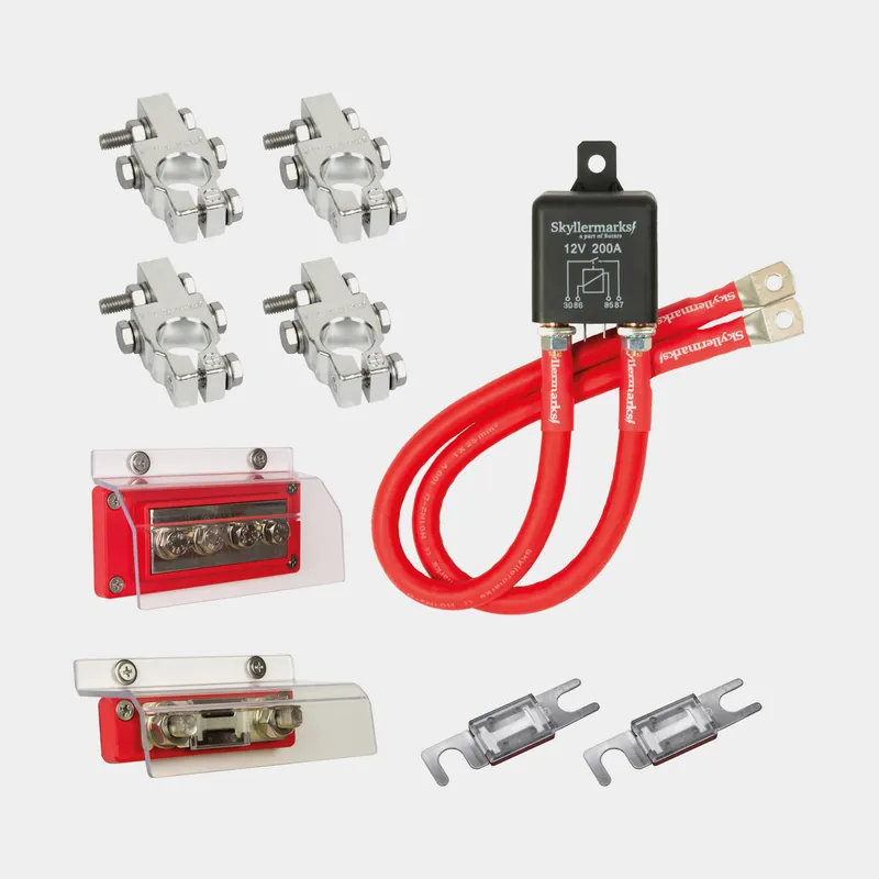 Ab Werk Basissatz Skyllermarks Power Kit 1, für 1 Start- & 1 Verbraucherbatterie