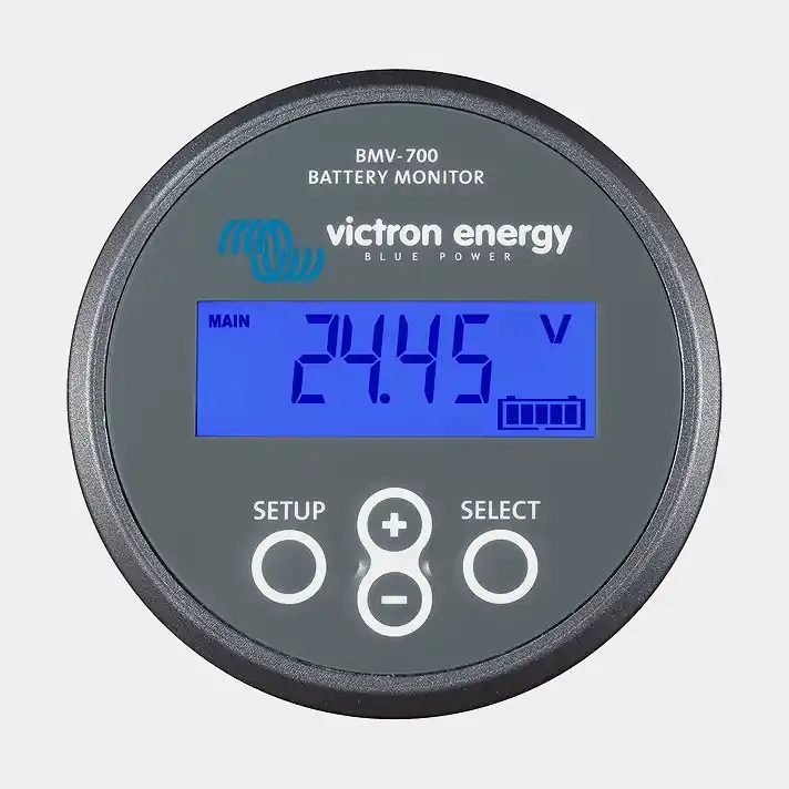 Begrenztes Angebot Batteriemonitore / Batteriesensor Victron BMV-700, 6.5 – 95 V, grau, mit Shunt 500 A