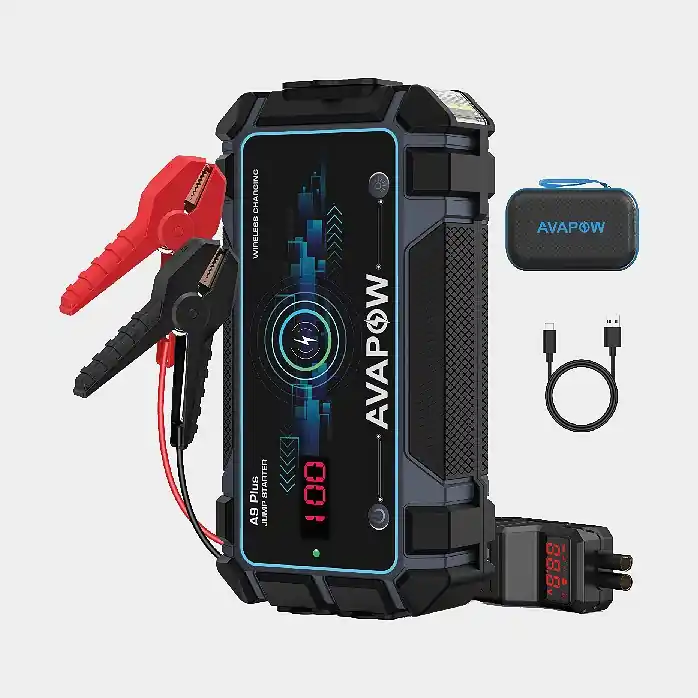 Starthilfe / Startbooster Avapow Jumpstarter A9 Plus, 12 V, 2000 A, für Benzinmotoren bis zu 8 Liter / Dieselmotoren bis zu 6.5 Liter Gleich Bestellen