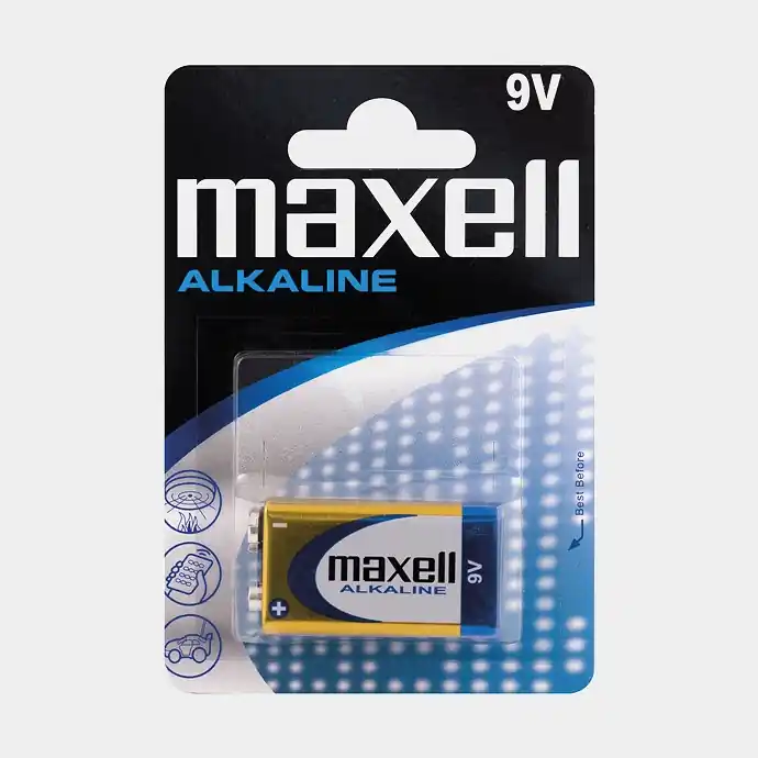 6LR61-Batterie Maxell Alkaline 9V, alkalisch (LR), 1 Stück Top-Seller